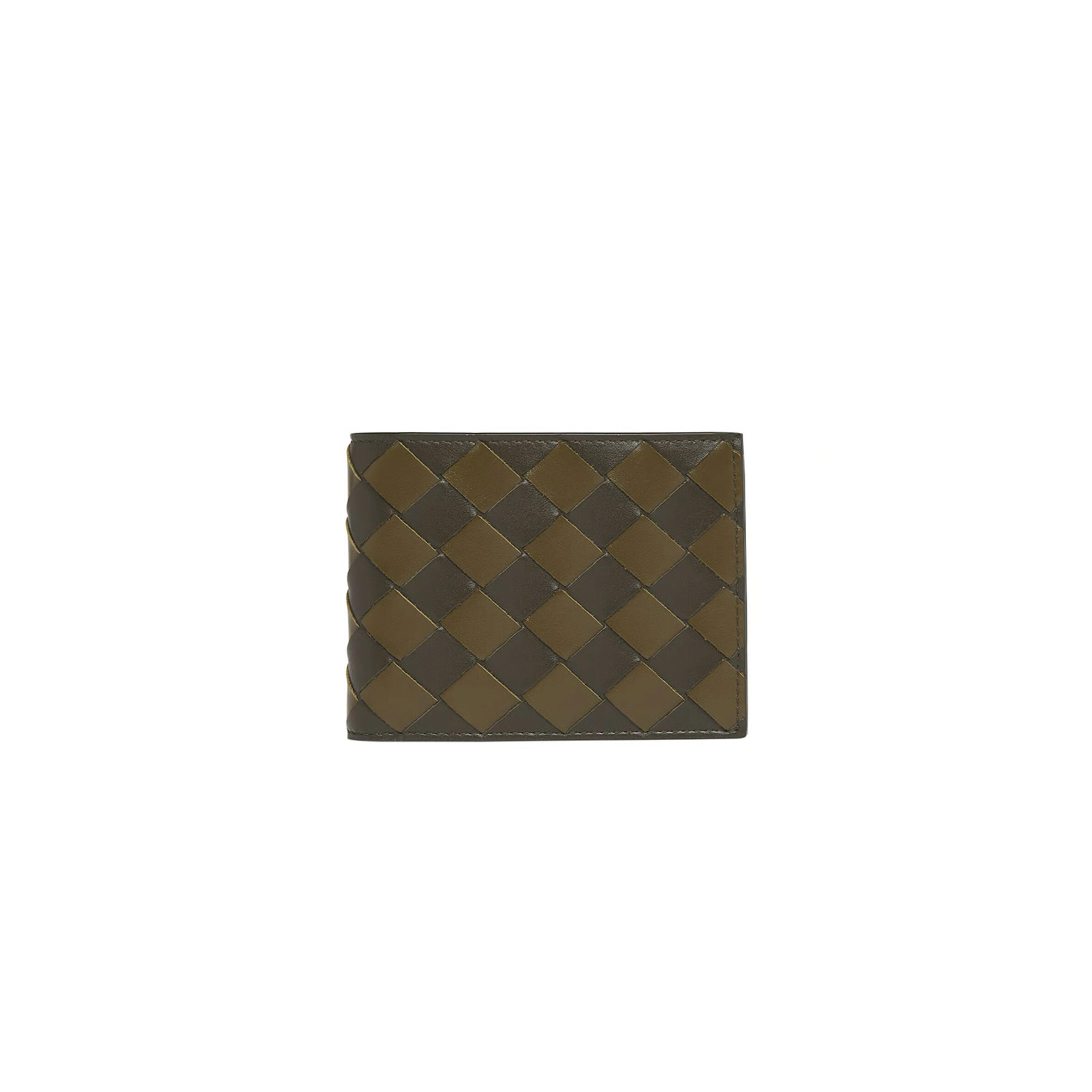 BOTTEGA VENETA BICOLOR INTRECCIATO BIFOLD WALLET (11*9.5*1cm)
